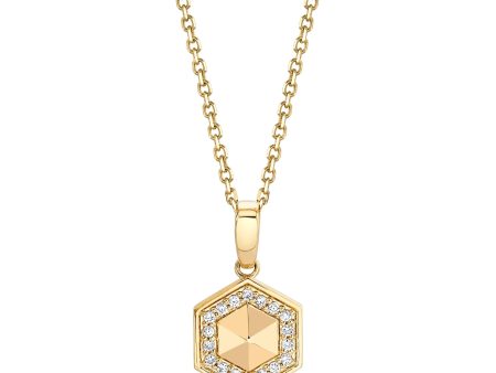 Mini Hex Necklace P508 on Sale