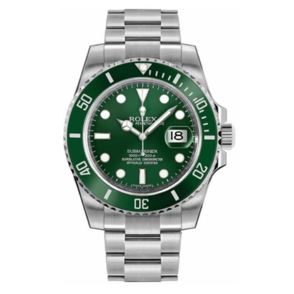 Rolex Submariner Date Hulk Green Dial & Bezel 116610LV Hot on Sale