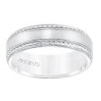 Low Dome Milgrain Edge Carved Wedding Band 11-WV8672WY65-L.00 Hot on Sale