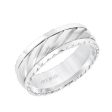 Low Dome Round Edge Carved Wedding Band 11-WV8725WY7-L.01 Cheap