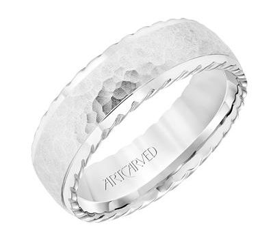 Low Dome Round Edge Carved Wedding Band 11-WV8727WY7-L.01 For Cheap