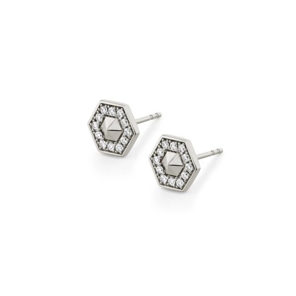 Mini Hex Studs ER507 Cheap