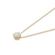 Hex Halo Solitaire Necklace P428-1.5 For Discount