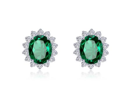 Lafonn Classic Emerald Earring E0574CEP00 For Discount