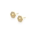 Mini Hex Studs ER507 Cheap