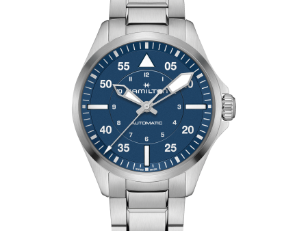 Khaki Aviation Pilot Auto 39mm H76305140 For Sale