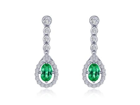 Lafonn Classic Emerald Earring E0579CEP00 on Sale