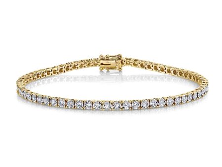 1.00CT DIAMOND TENNIS BRACELET SC55002950 Discount