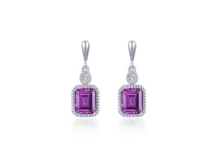 Lafonn Birthstone Emerald June Alexandrite Earring BE007AXP00 For Discount