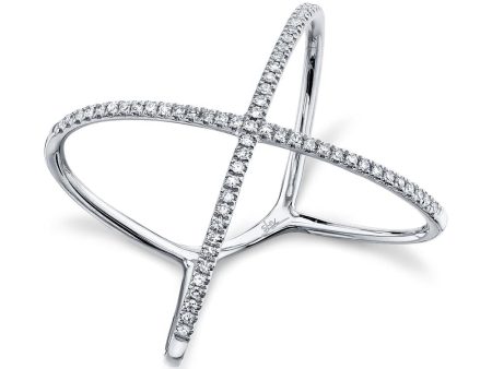 0.18CT DIAMOND  X  RING SC22003512 Hot on Sale