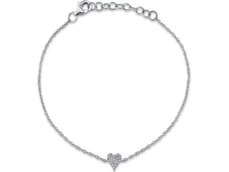 0.05CT DIAMOND PAVE HEART BRACELET SC55007633 Supply