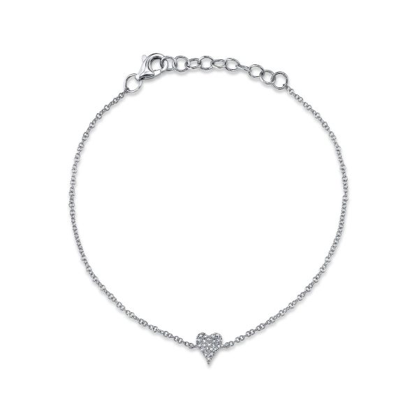 0.05CT DIAMOND PAVE HEART BRACELET SC55007633 Supply