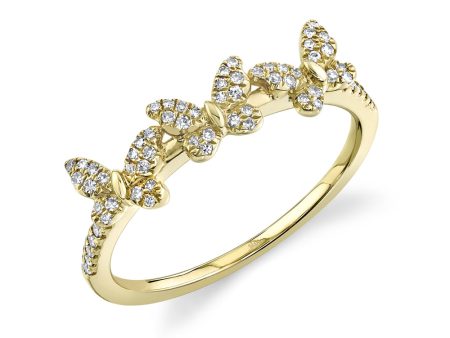 0.15CT DIAMOND BUTTERFLY RING SC55020307 Online Sale