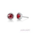 Lafonn Birthstone Garnet January Earring BE001GNP00 Online Sale