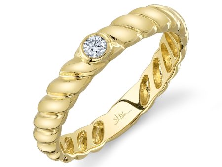 0.07CT DIAMOND BEZEL RING SC55024826 Online Hot Sale