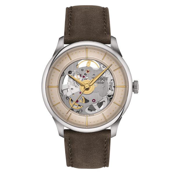 Tissot Chemin Des Tourelles Skeleton T139.836.16.261.00 Online now