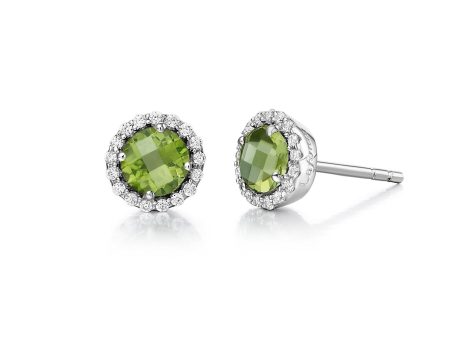 Lafonn Birthstone Peridot August Earring BE001PDP00 For Discount