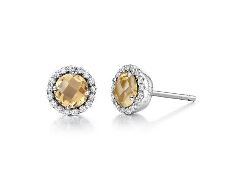 Lafonn Birthstone Citrine November Earring BE001CTP00 For Sale