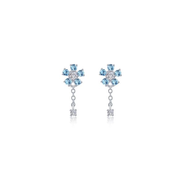 Lafonn Classic Blue Blue Topaz Earring E0605BTP00 For Cheap