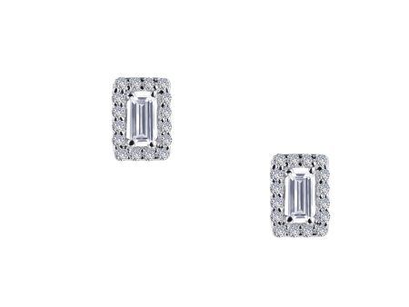 Lafonn Classic Baguette Diamond Earring E0325CLP00 Discount