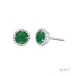 Lafonn Birthstone Emerald May Earring BE001EMP00 Hot on Sale