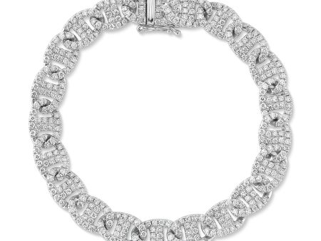 4.05CT DIAMOND LINK BRACELET SC55025235 For Cheap