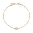 0.03CT DIAMOND STAR OF DAVID BRACELET SC55006679 Hot on Sale