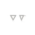 Diamond Triangle Earrings ER279WG For Sale