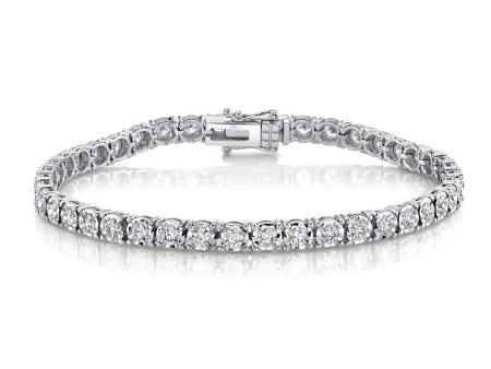 3.00CT DIAMOND TENNIS BRACELET SC55002952 For Cheap