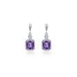 Lafonn Birthstone Emerald February Amethyst Earring BE007AMP00 Cheap