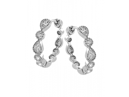 Zeghani Hoop Earrings Ze878 Online now